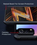 Back Cover for iQOO Z3 (Poly Carbonate | Black) - Image 3