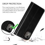 Shock Proof Flip Cover Back Case for Nokia C12 | Magnetic Wallet Leather Case with Stand - Image 4