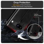 Shock Proof Flip Cover Back Case for Google Pixel 8A | Magnetic Wallet Leather Case with Stand - Image 5