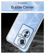 Crystal Clear Transparent Back Case Cover for Oppo F25 Pro 5G | Full Device & Camera Protection Shockproof TPU | Flexible Silicone Back Cover Case Transparent - Image 5