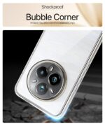 Transparent Back Cover Case for Realme 14 Pro Plus 5G | Raised Bumps for Full Device & Camera Protection Shockproof TPU Silicone Back Case Mobile Cover Transparent - Image 6