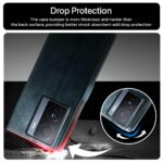 Shock Proof Flip Cover Back Case for Iqoo Z7 5G | Magnetic Wallet Leather Case with Stand - Image 6