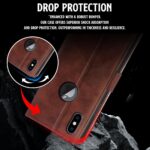 Shock Proof Flip Cover Back Case for Iphone Xs Max | Magnetic Wallet Leather Case with Stand - Image 5