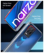 kelpuj Ultra-Hybrid Clear Back Case Cover Designed for Realme Narzo 30 5G | 9 5G | 8 5G | 8s 5G | Sleek Hard Back | Cushion Edge Technology Shockproof Drop & Camera Protection Bump Transparent - Image 8