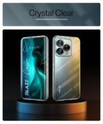 Crystal Clear Transparent Back Case Cover for Lava Blaze Curve | Full Device & Camera Protection Shockproof TPU | Flexible Silicone Back Cover Case Transparent - Image 3