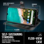 Shock Proof Flip Cover Back Case for Xiaomi Mi A3 | Magnetic Wallet Leather Case with Stand - Image 8