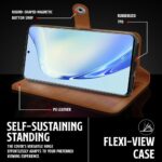 Shock Proof Flip Cover Back Case for Vivo V27 | Magnetic Wallet Leather Case with Stand - Image 8