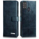 Shock Proof Flip Cover Back Case for Samsung Galaxy M31 Prime | Magnetic Wallet Leather Case with Stand