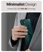 kelpuj Shock Proof Clear Protective Back Case for Samsung Galaxy A04 4G - AirEDGE Technology | 360 Degree Camera Protection | Transparent Hybrid Back Case Mobile Cover - Green - Image 8