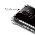 Shockproof Back Cover Case | Flexible Protective Cushioned Edges Crystal Clear TPU Bumper Corners Back Case Cover for Samsung Galaxy J8 Transparent - Image 4