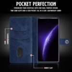 Shock Proof Flip Cover Back Case for Realme Narzo 60X 5G | Magnetic Wallet Leather Case with Stand - Image 3