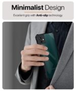 Shock Proof Clear Protective Back Case for Samsung Galaxy A04 4G - AirEDGE Technology | 360 Degree Camera Protection | Transparent Hybrid Back Case Mobile Cover - Black - Image 8