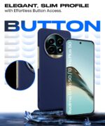 Slim Frameless Back Cover for Realme 13 Pro 5G | Realme 13 Pro Plus 5G | Soft Matte Silicone Flexible Mobile Case & Camera Protection | Ultra Thin Lightweight Design (Blue) - Image 3