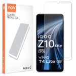 Unbreakable Nano Film Glass Screen Protector for Vivo T4 lite 5G | iQOO Z10 lite 5G | Y04 4G | Y19 5G | Y19e [ Flexible Like a Screen Guard, Harder Than a Tempered Glass ]  Pack of 2 Clear - Image 2