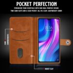 Shock Proof Flip Cover Back Case for Xiaomi Mi Redmi Note 8 Pro | Magnetic Wallet Leather Case with Stand - Image 4