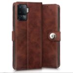 Shock Proof Flip Cover Back Case for Oppo F19 Pro | Magnetic Wallet Leather Case with Stand - Image 2