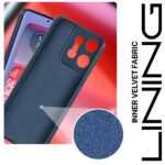 kelpuj Back Cover for Motorola Moto Edge 50 Pro | Ultra Slim Soft Rubberised Case | Inner Velvet Fabric Lining | Matte Silicone Flexible Mobile Case | Camera Protection - Blue - Image 4