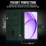 Shock Proof Flip Cover Back Case for Oppo A3 Pro 5G | Magnetic Wallet Leather Case with Stand - Image 6