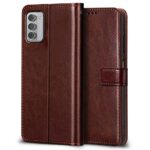Shock Proof Flip Cover Back Case for Nokia G42 5G | Magnetic Wallet Leather Case with Stand - Image 2