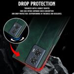 Shock Proof Flip Cover Back Case for Motorola Moto Edge 50 Fusion 5G | Magnetic Wallet Leather Case with Stand - Image 8