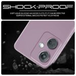 Back Cover for 1+ OnePlus Nord CE 3 5G | Ultra Slim Soft Rubberised Case | Inner Velvet Fabric Lining | Matte Silicone Flexible Mobile Case | Camera Protection - Lilac - Image 6