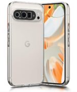 Transparent Back Cover Case Compatible with Google Pixel 9 Pro Shockproof TPU Silicone Mobile Cover with Raised Bumps for Full Body & Camera Protection Clear/Transparent - Image 3