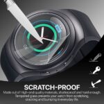 Screen Protector Guard for Samsung Gear S2 | S2 Classic R720 | MilitaryGrade TPU Nano Film [Not Glass] Clear Anti Scratch Fingerprint Bubble Free Smart Watch Screen Protection  Pack of 2 - Image 4