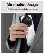 kelpuj Shock Proof Clear Protective Back Case for Realme 14 Pro Plus 5G - AirEDGE Technology | 360 Degree Camera Protection | Transparent Hybrid Back Case Mobile Cover - Black - Image 8