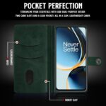 Shock Proof Flip Cover Back Case for 1+ Oneplus Nord Ce 3 Lite 5G | Magnetic Wallet Leather Case with Stand - Image 4