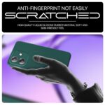 Back Cover for Oppo A3x 5G | A3x 4G | A3 5G | Ultra Slim Soft Rubberised Case | Inner Velvet Fabric Lining | Matte Silicone Flexible Mobile Case | Camera Protection - Green - Image 8