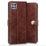 Shock Proof Flip Cover Back Case for Samsung Galaxy A22 5G | Magnetic Wallet Leather Case with Stand - Image 2
