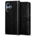 Shock Proof Flip Cover Back Case for Infinix Hot 30I | Magnetic Wallet Leather Case with Stand - Image 2