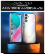 Ultra-Hybrid Crystal Clear Back Case Cover for Samsung Galaxy M54 | F54 5G | Hard Back | Slim Fit Shockproof Design | Camera Protection Bump Case (PC,TPU | Transparent) - Image 3