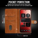 Shock Proof Flip Cover Back Case for 1+ Oneplus 10R 5G | Magnetic Wallet Leather Case with Stand - Image 4