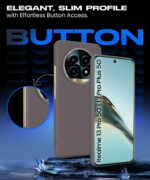 Slim Frameless Back Cover for Realme 13 Pro 5G | Realme 13 Pro Plus 5G | Ultra Thin Lightweight Design & Camera Protection | Soft Matte Silicone Flexible Mobile Case (Grey) - Image 4