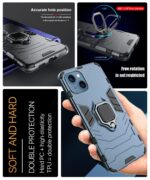 kelpuj Crystal Clear Transparent Back Case for Compatible with Apple iPhone 13 Shockproof TPU Silicone Cover Full Body & Camera Protection - Image 6