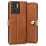 Shock Proof Flip Cover Back Case for Motorola Moto Edge 40 5G | Magnetic Wallet Leather Case with Stand - Image 2
