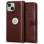 Shock Proof Flip Cover Back Case for Apple Iphone 15 | Magnetic Wallet Leather Case with Stand - Image 4