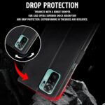 Shock Proof Flip Cover Back Case for Xiaomi Redmi Note 10 | Magnetic Wallet Leather Case with Stand - Image 6