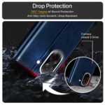 Shock Proof Flip Cover Back Case for Redmi A5 | Magnetic Wallet Leather Case with Stand - Image 6