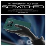 kelpuj Back Cover for Realme P2 Pro 5G | Ultra Slim Soft Rubberised Case | Inner Velvet Fabric Lining | Matte Silicone Flexible Mobile Case | Camera Protection - Green - Image 6