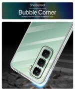 Crystal Clear Transparent Back Cover Case Compatible with Infinix Hot 50 5G Shockproof Flexible TPU Silicone Case with Full Body & Camera Protection Transparent - Image 4