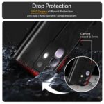 Shock Proof Flip Cover Back Case for Vivo T4X 5G | Magnetic Wallet Leather Case with Stand - Image 4