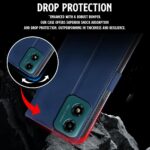Shock Proof Flip Cover Back Case for Motorola Moto G04 | Magnetic Wallet Leather Case with Stand - Image 5