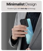 TPU+PC Shock Proof Clear Protective Back Case for Iqoo Neo 7 | Neo 7 Pro 5G - Airedge Technology | 360 Degree Camera Protection | Transparent Hybrid Back Case Mobile Cover - Black - Image 5