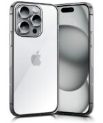 Crystal Clear Transparent Back Cover Case Compatible with iPhone 16 Pro Shockproof Flexible TPU Silicone Case with Full Body & Camera Protection Transparent - Image 3