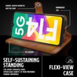 Shock Proof Flip Cover Back Case for Samsung Galaxy F14 5G | Magnetic Wallet Leather Case with Stand - Image 8