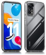 Ultra-Hybrid Crystal Clear Back Case Cover for Xiaomi Redmi Note 11 | 11s 5G | Hard Back | Slim Fit Shockproof Design | Camera Protection Bump | Back Cover Case (PC,TPU | Transparent) - Image 2