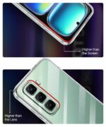 Crystal Clear Transparent Back Cover Case Compatible with Infinix Hot 50 5G Shockproof Flexible TPU Silicone Case with Full Body & Camera Protection Transparent - Image 5