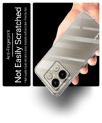 Transparent Back Cover Case for Compatible with Lava Blaze 3 5G | Raised Bumps for Full Device & Camera Protection Shockproof TPU Silicone Back Case Mobile Cover Transparent - Image 6